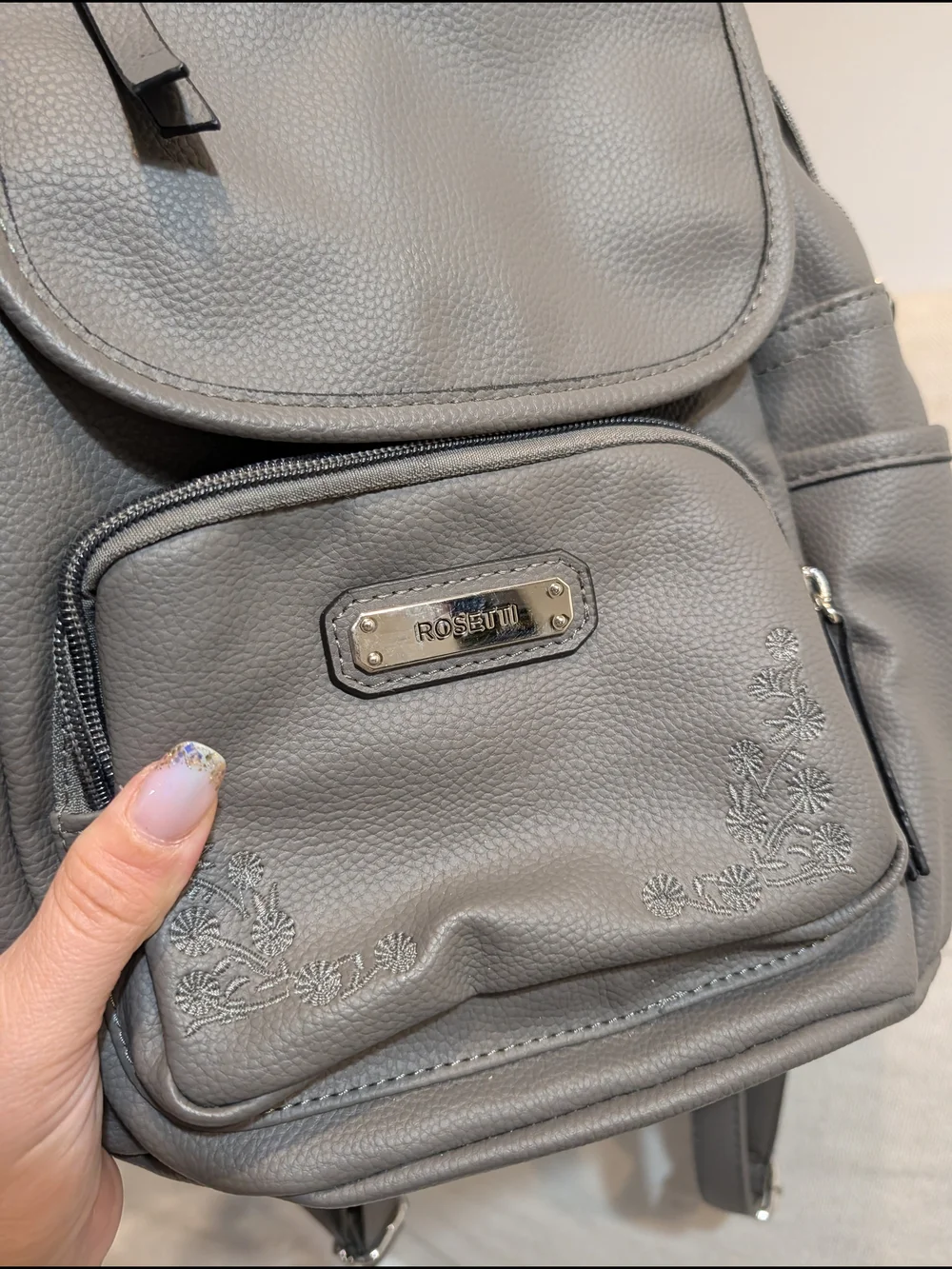 Rosetti Gray Women's Mini Backpack - Gray